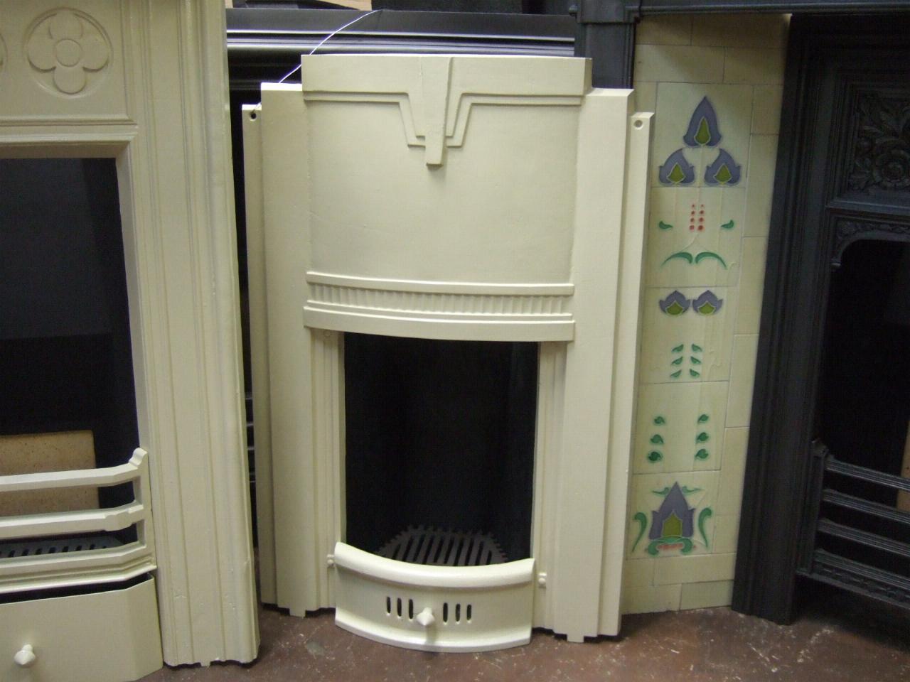 Original Art Deco Bedroom Fireplace - Corby, Northants - 030B - Old ...