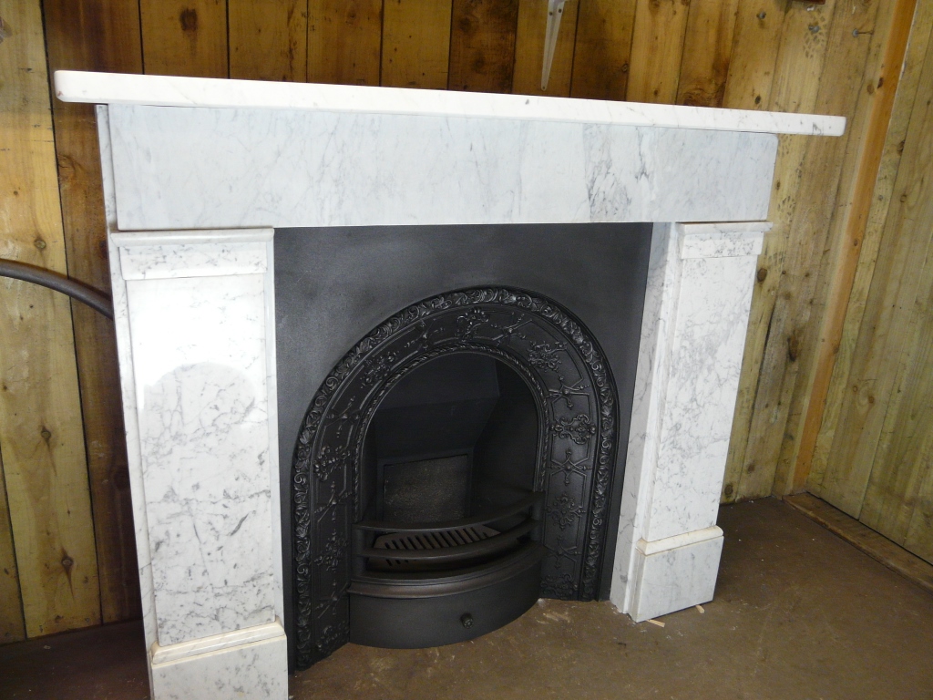 Reclaimed Victorian Carrara Marble Surround 127MS 1288