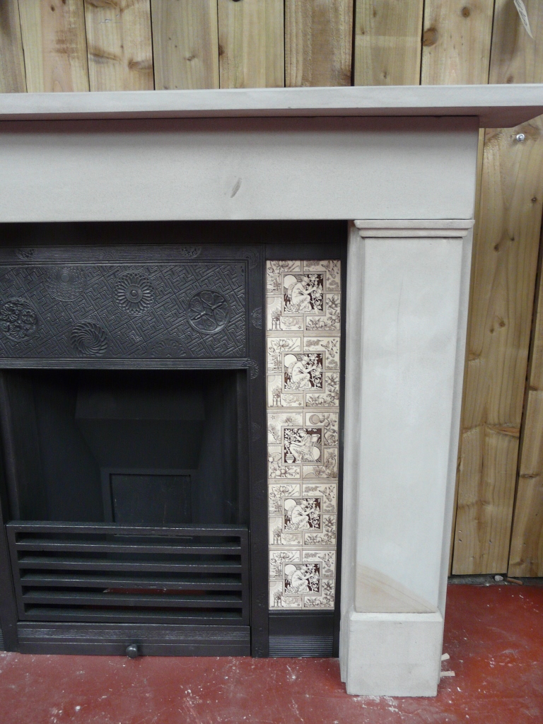 100SS1564 Victorian Stone Fire Surround Old Fireplaces
