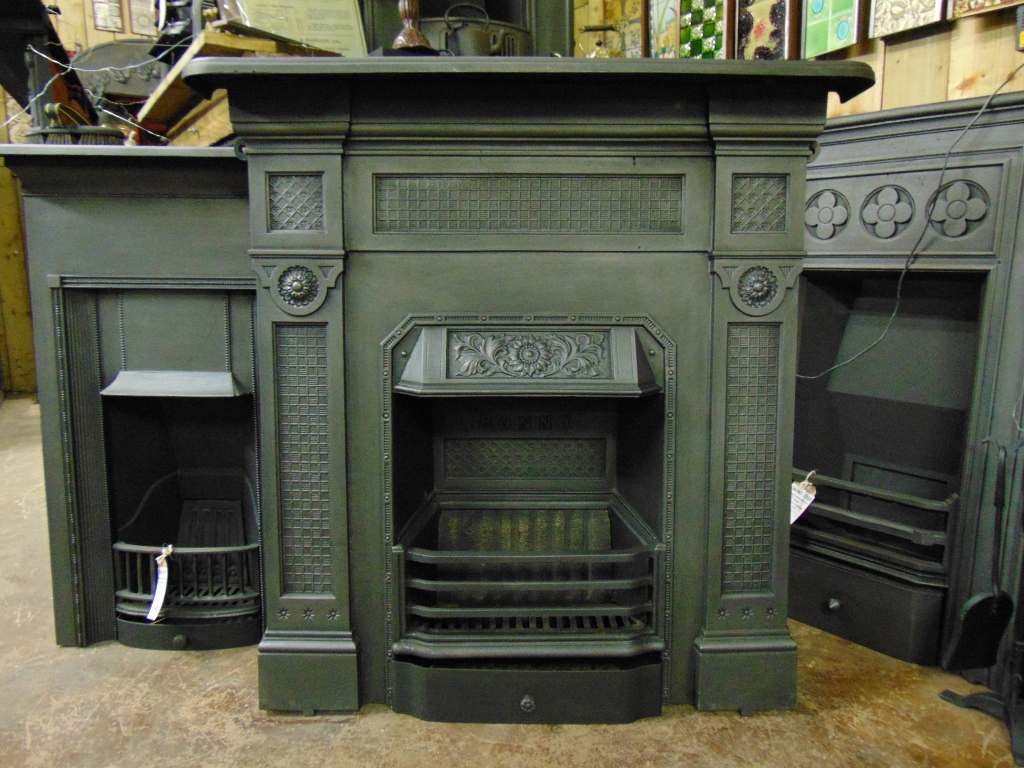 victorian fireplace grill