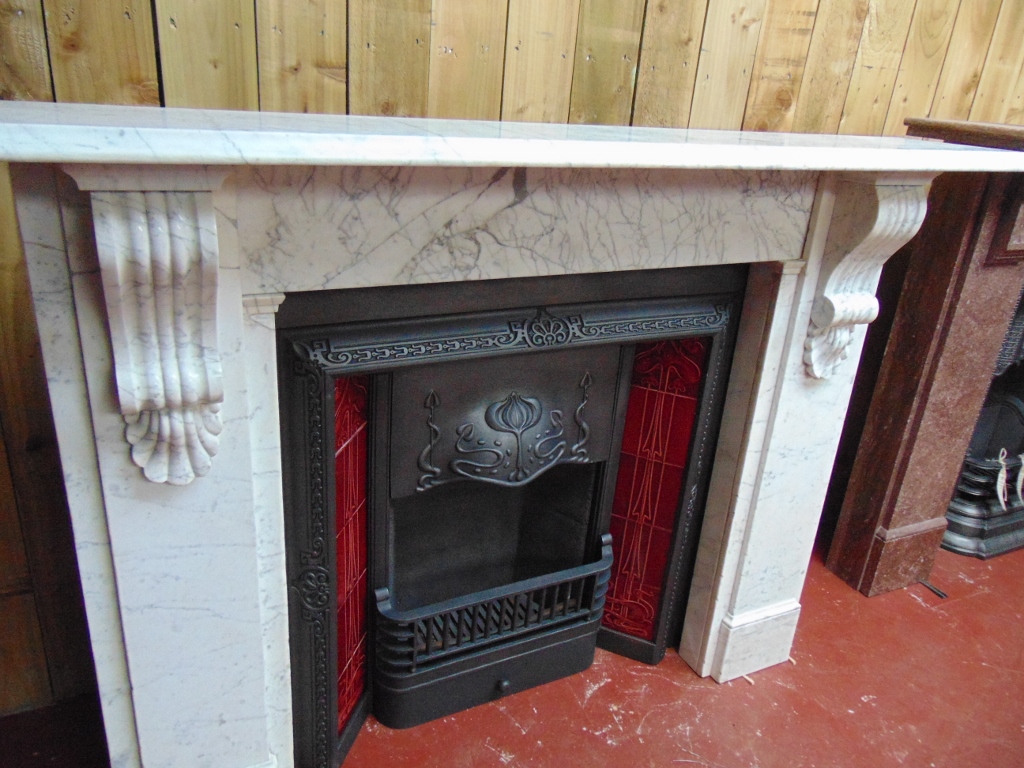 032MS 1649 Victorian Marble Fire Surround Old Fireplaces