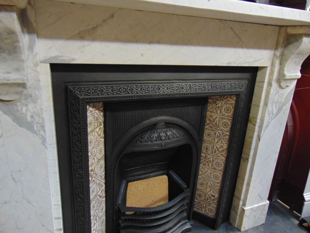 143MS-1679 - Original Georgian Marble Fire Surround - Old ...