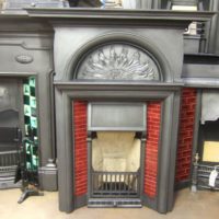 004TC - Arts & Crafts Tiled Fireplace - London