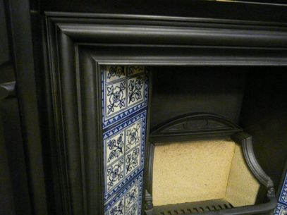 008TI - Late-Victorian Cast Iron Tiled Insert - Image 3