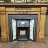 031WS - Victorian Oak Fireplace Surround