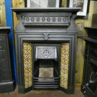 Late-Victorian Tiled Combination Fireplace - 049TC