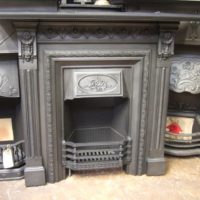 074LC - Victorian Cast Iron Fireplace - Leeds