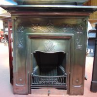 075LC_1771_Antique_Art_Nouveau_Combination_Fireplace