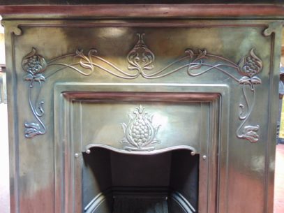 075LC_1771_Antique_Art_Nouveau_Combination_Fireplace