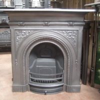 Antique Victorian Fireplace - 076LC 