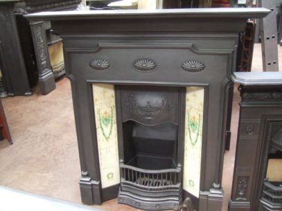 Edwardian Tiled Combination Fireplace - 078TC