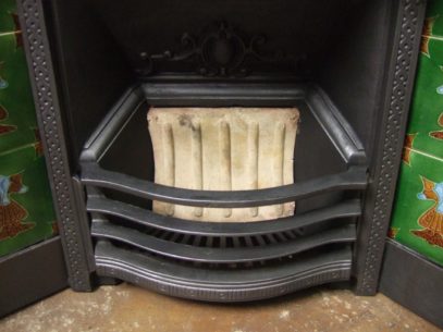 088TC - Original Art Nouveau Tiled Combination Fireplace