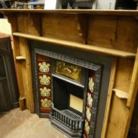 Victorian Pine Fireplace Surround - 096WS