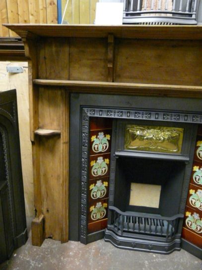 Victorian Pine Fireplace Surround - 096WS - Image 4