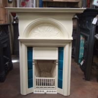 108TC - Cream Arts & Crafts Tiled Fireplace - London