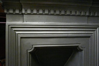 122B - Late-Victorian Cast Iron Bedroom Fireplace - Image 6