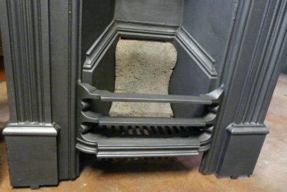122B - Late-Victorian Cast Iron Bedroom Fireplace - Image 7