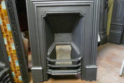 122B - Late-Victorian Cast Iron Bedroom Fireplace - Image 2