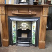 125WS - Victorian Oak Fireplace Surround - Cambridge