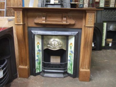 125WS - Victorian Oak Fireplace Surround - Cambridge