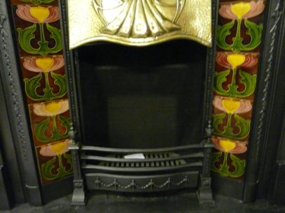 Edwardian_Art_Nouveau_Tiled_Insert_137TI