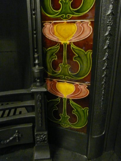 Edwardian_Art_Nouveau_Tiled_Insert_137TI