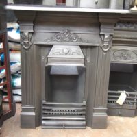 155MC - Victorian Cast Iron Fireplace - St Albans