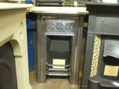 159MC - Antique Victorian Cast Iron Fireplace