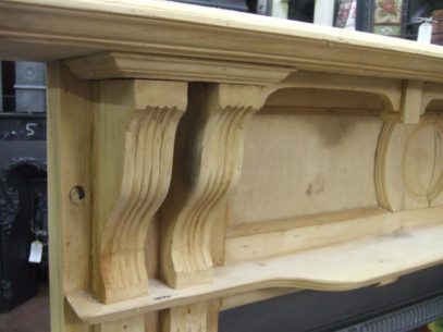 167WS - Late-Victorian / Early-Edwardian Pine Surround