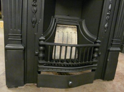 Reclaimed Art Nouveau Fireplace - 175MC - Image 9