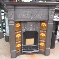 Victorian Tiled Combination Fireplace - 177TC