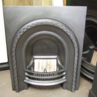 188AI - Victorian Arched Fireplace Insert - Anglesey