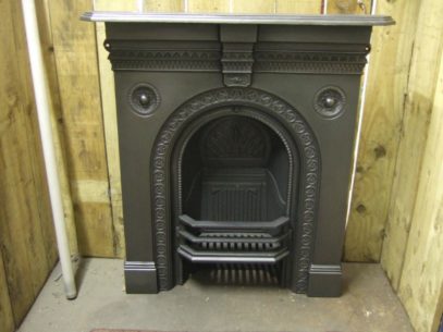 198MC - Victorian Cast Iron Fireplace - Stockport