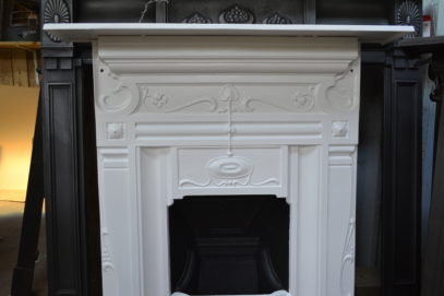 Art Nouveau Cast Iron Fireplace 238MC