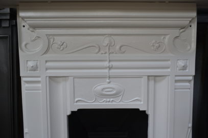 Art Nouveau Cast Iron Fireplace 238MC