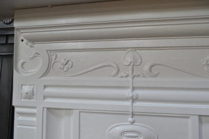 Art Nouveau Cast Iron Fireplace 238MC