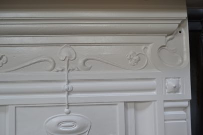 Art Nouveau Cast Iron Fireplace 238MC