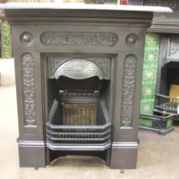 249MC - Victorian Cast Iron Fireplace - Dorchester
