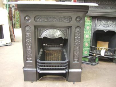 249MC - Victorian Cast Iron Fireplace - Dorchester