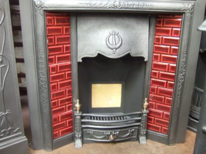 256TI - Edwardian Tiled Fireplace Insert