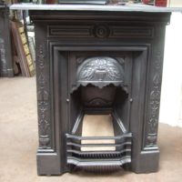 Art Nouveau Cast Iron Fireplace - 278MC-751