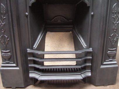 Art Nouveau Cast Iron Fireplace - 278MC-751 - Image 2