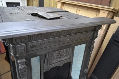 Vintage Victorian Tiled Fireplace 4198TC - Oldfireplaces