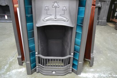 Art Nouveau Tiled Combination Fireplace 4240TC - Oldfireplaces