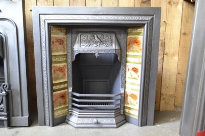 Victorian Fireplace Insert Tiled 4646TI - Oldfireplaces