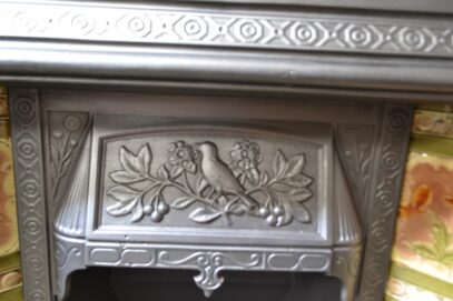 Victorian Fireplace Insert Tiled 4646TI - Oldfireplaces