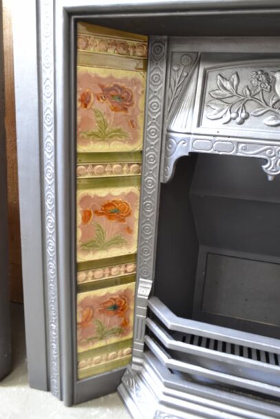 Victorian Fireplace Insert Tiled 4646TI - Oldfireplaces