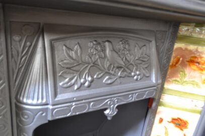 Victorian Fireplace Insert Tiled 4646TI - Oldfireplaces