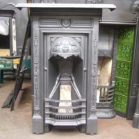 057B - Original Art Nouveau Bedroom Fireplace