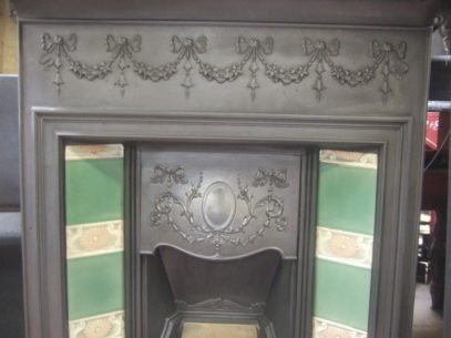 Original Edwardian Tiled Combination Fireplace